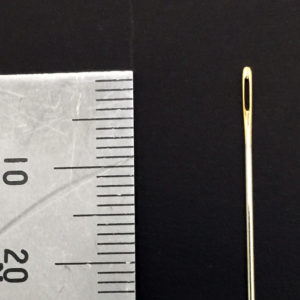 刺し子針 | Sashiko Needle Close up