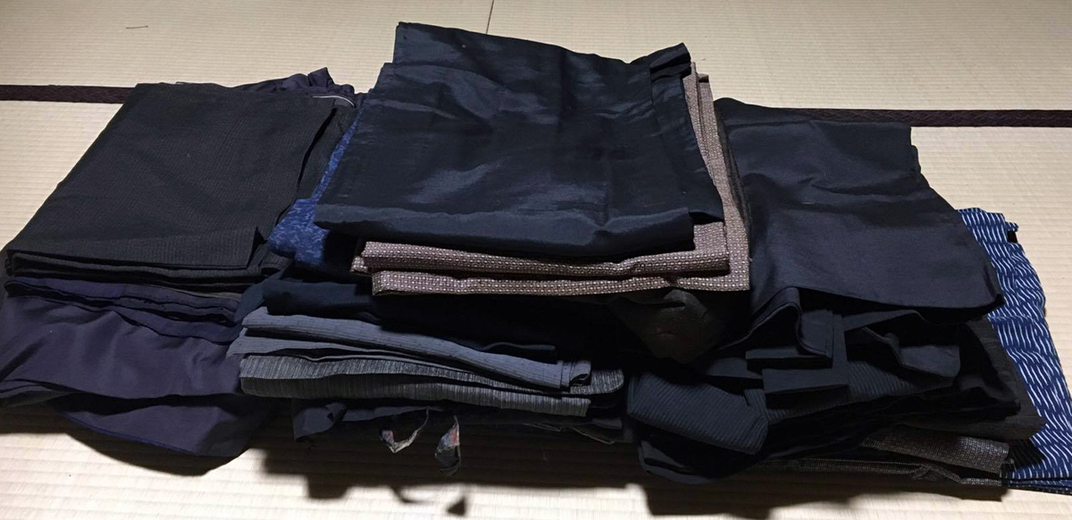 ご寄付頂いた布 刺し子布